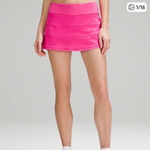 Lululemon Pace Rival Skort Skirt Sonic Pink